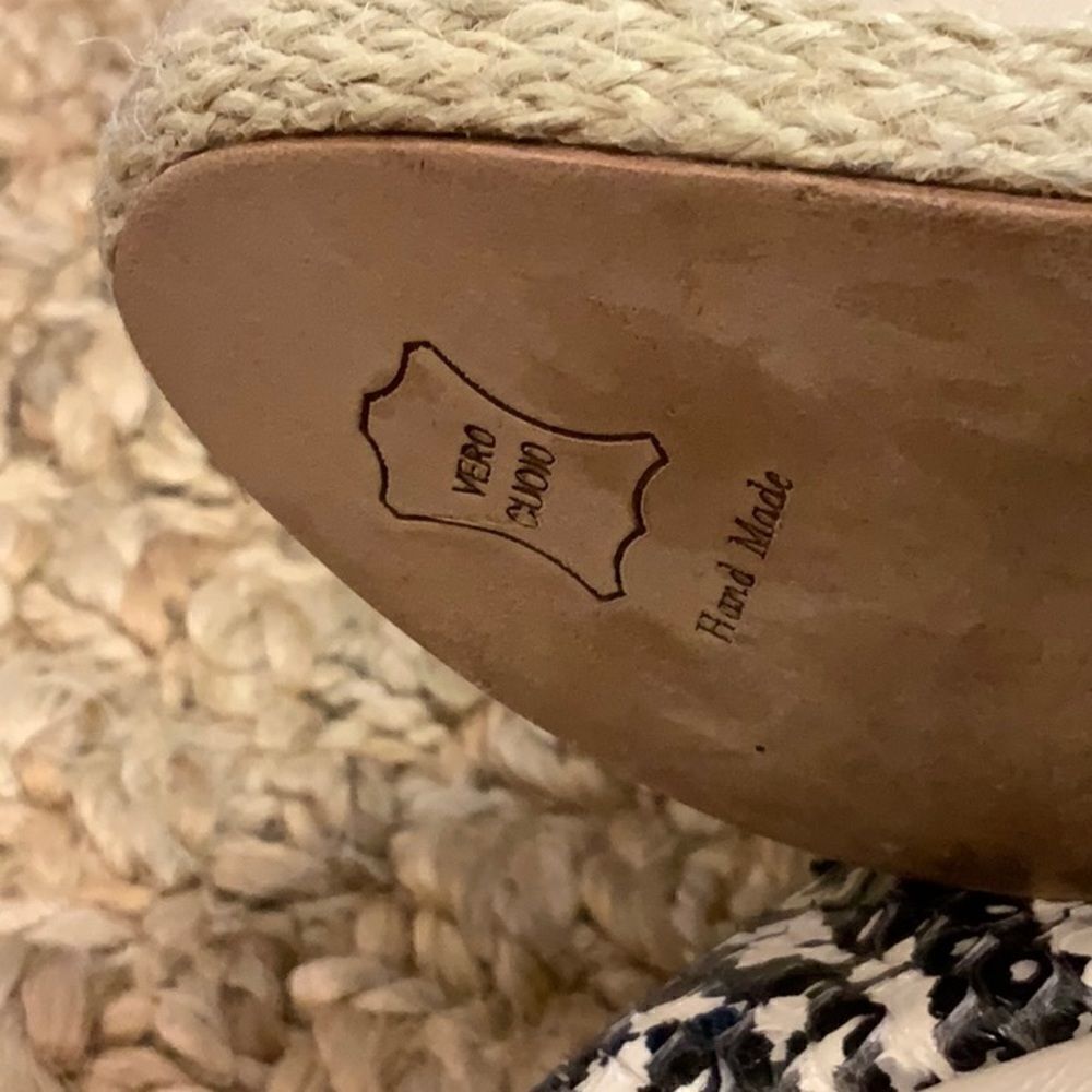 Plomo Esther Wedge Snakeskin T-Strap Sandal 9/39 - Picture 7 of 15